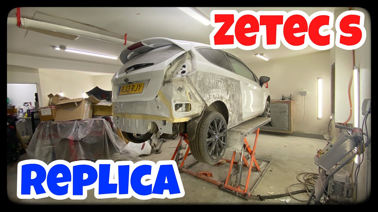 Fiesta zetec s replica copart salvage rear quater prep