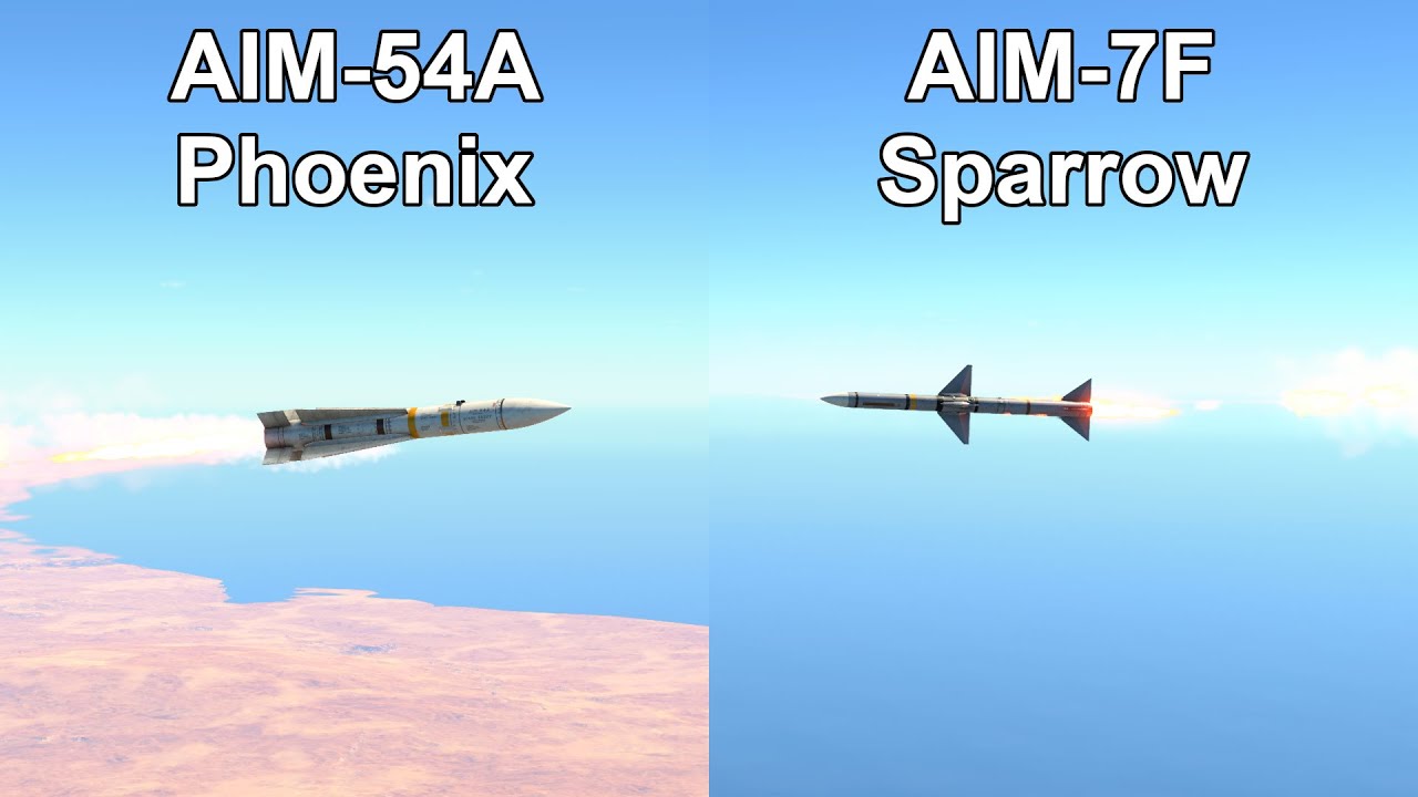 F-14A Tomcat Missile Comparison: AIM-54A vs AIM-7F (OUTDATED!)