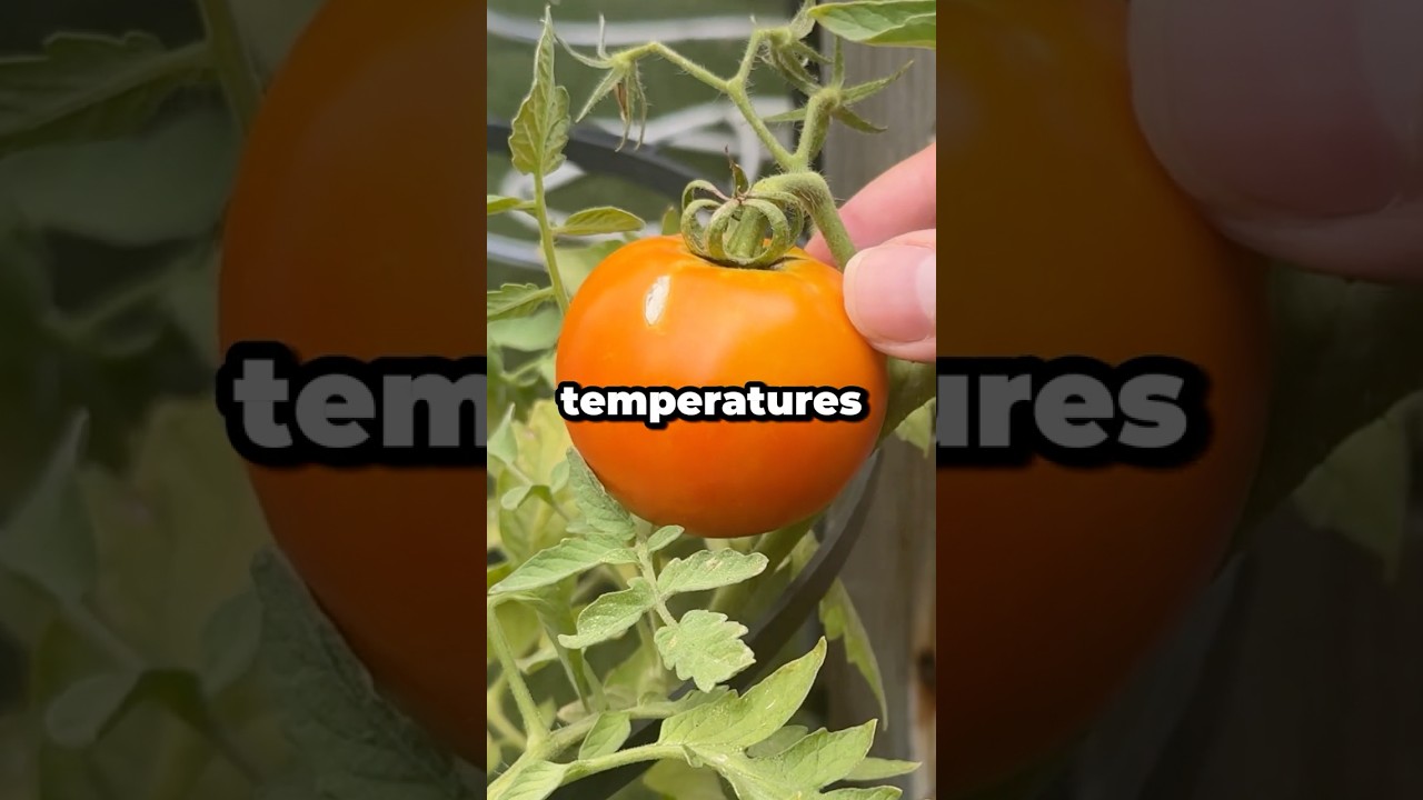 What Is the Maximum Heat a Tomato Plant Can Still Produce Fruit In? #shorts