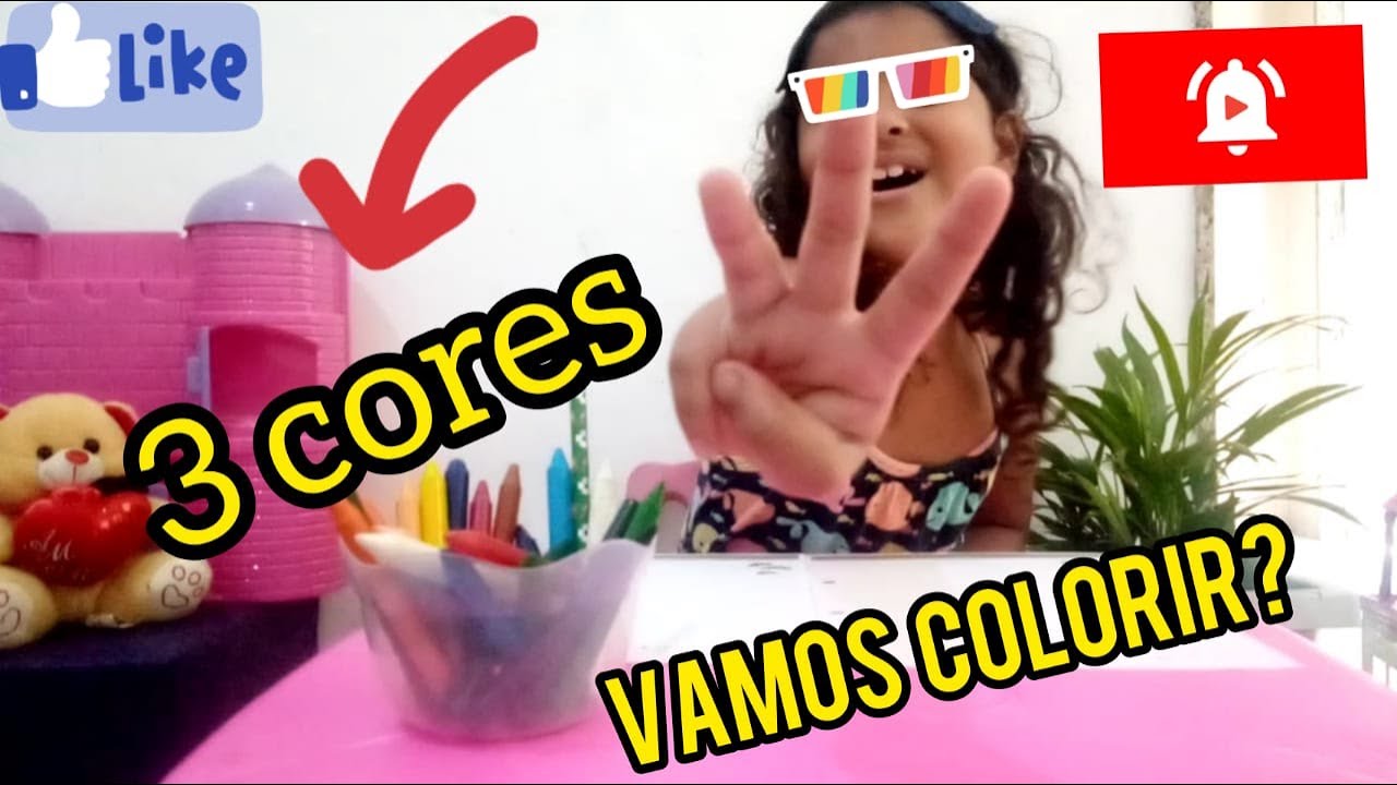 Colorindo com 3 cores KIDS GO