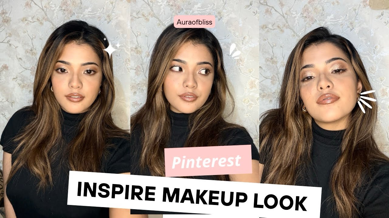 |Pinterest Inspired Makeup Look 🤎🌷✨| 