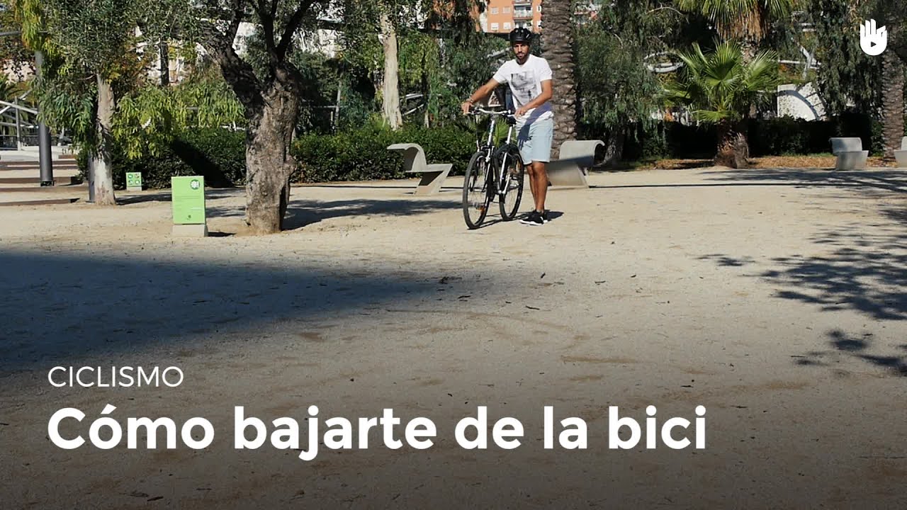 Aprende a bajar de la bici | Seguridad en bicicleta
