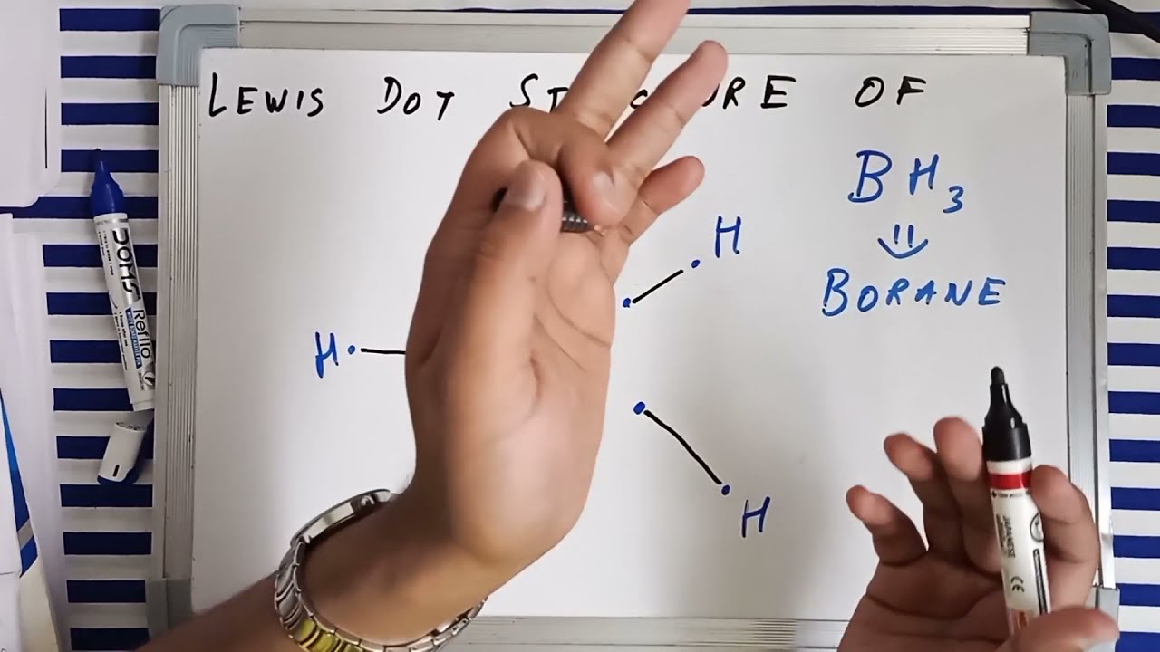 Lewis dot structure and hybridisation of BH3 | Borane lewis structure and hybridization | JEE | NEET