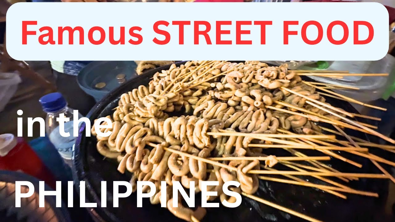Foreigner nagbebenta ng Filipino STREET FOOD || Isaw-Isaw || Ang Galing!