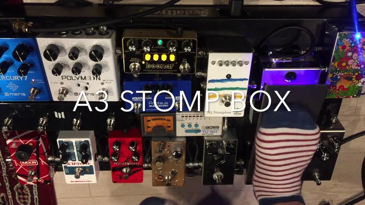 A3 stompbox pedal by silvergun 기타리스트 실버건
