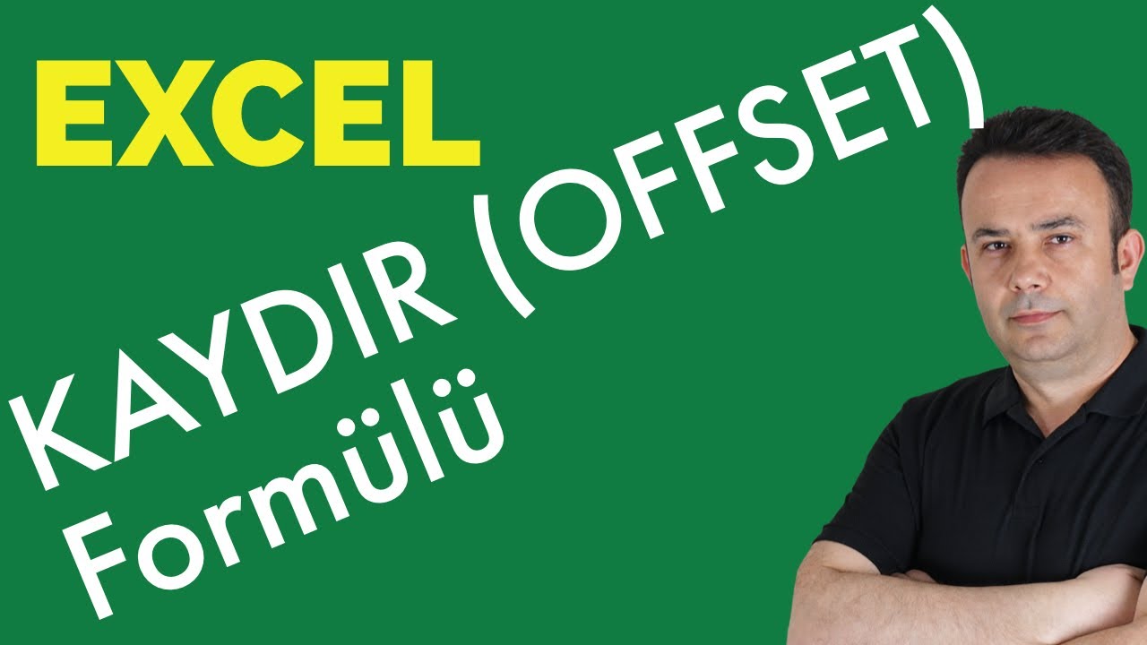 Excel'de KAYDIR İşlevinin Kullanımı