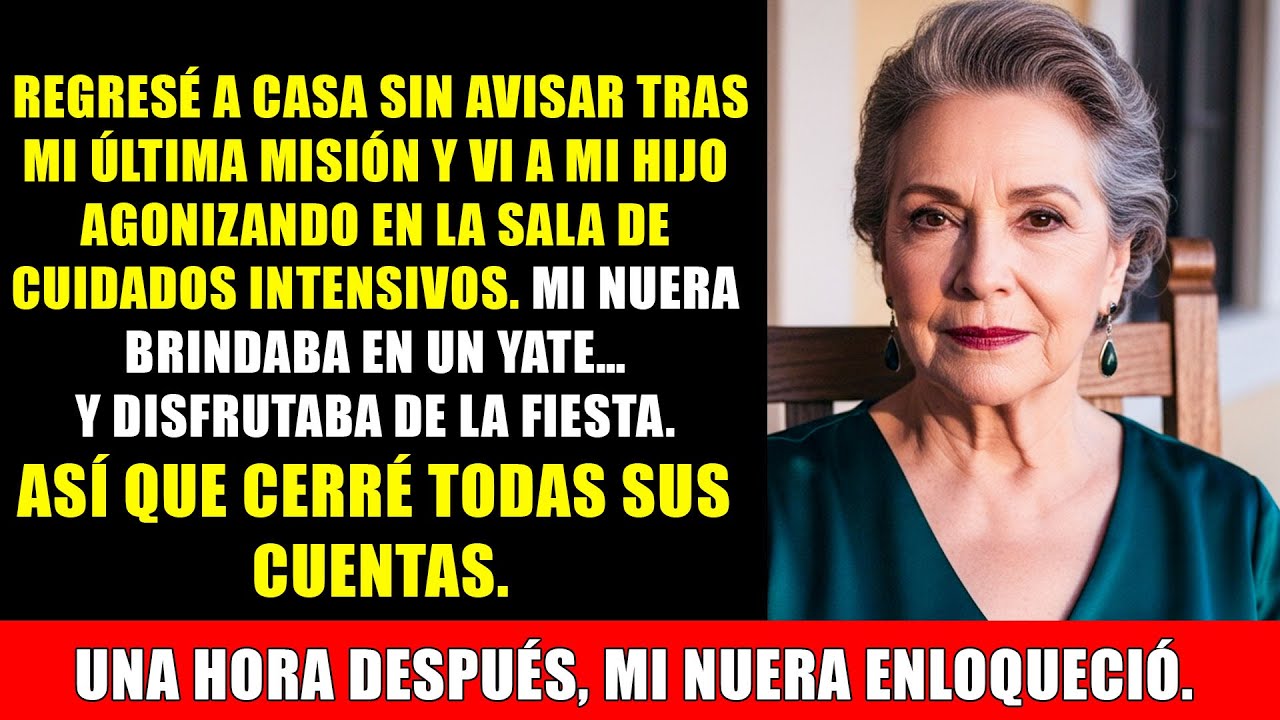 Regresé a casa sin avisar y vi a mi hijo agonizando…Mientras mi nuera disfrutaba una fiesta…