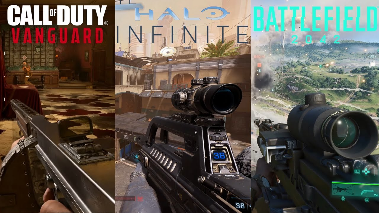 Vanguard vs BF 2042 vs Halo Infinite | BETA gameplay of all 3 compared