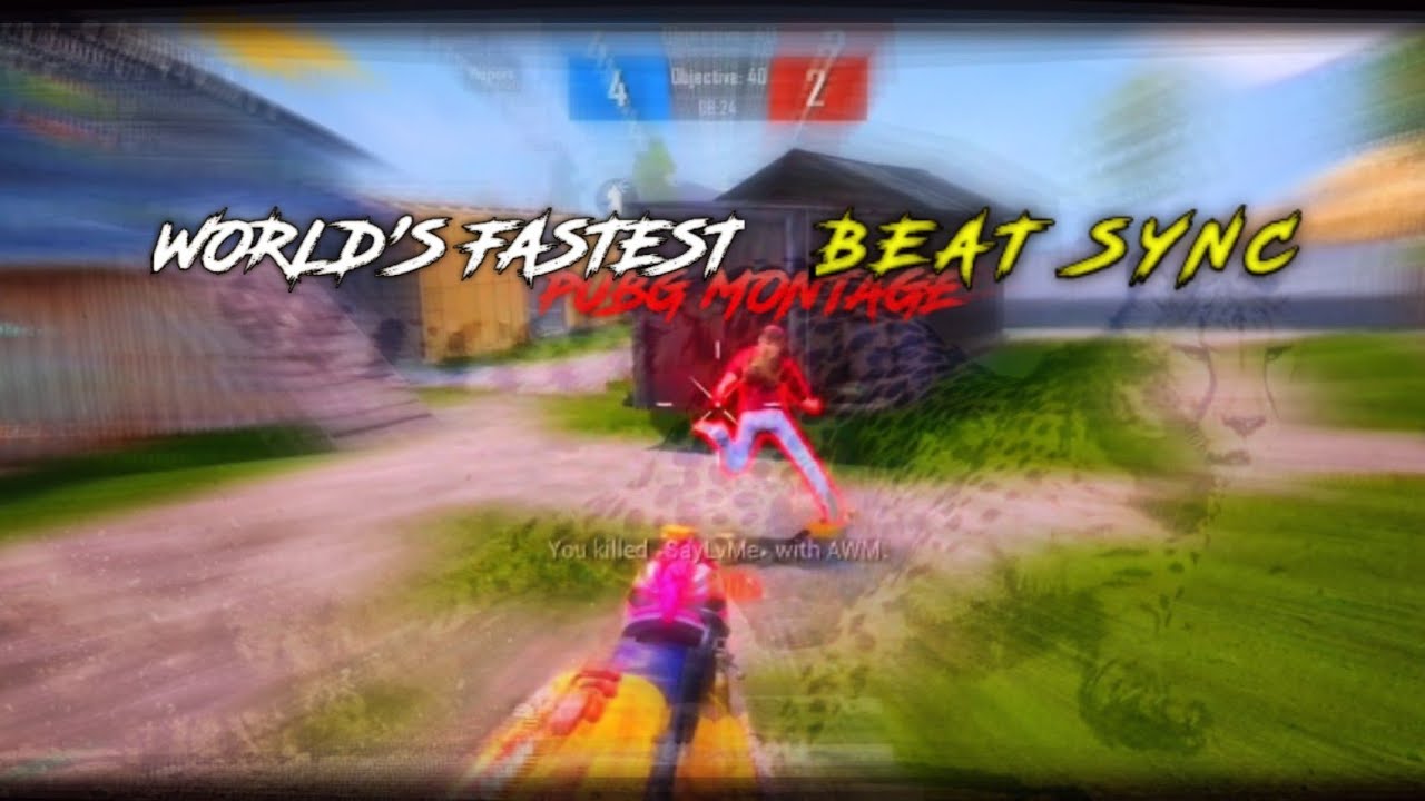 World's Fastest Beat Sync PUBG MONTAGE #Shorts