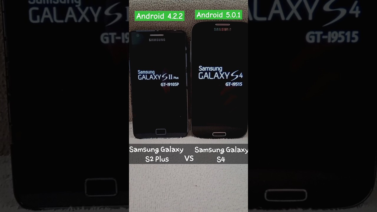Samsung Galaxy S4 VS Galaxy S2 Plus