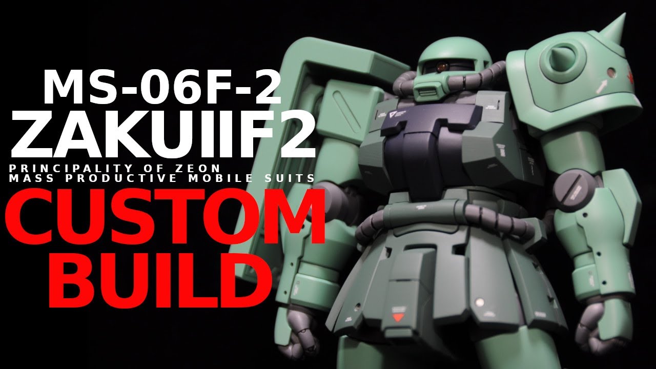 HGザク史上最高のデキ？！F2ザクを全塗装してみた！/The best HG Zaku ever made?! I tried painting the entire F2 Zaku!