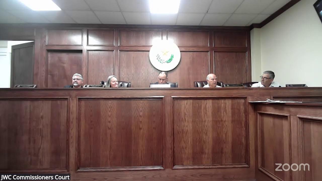 JWC Commissioners Court Meeting - October 10th, 2025