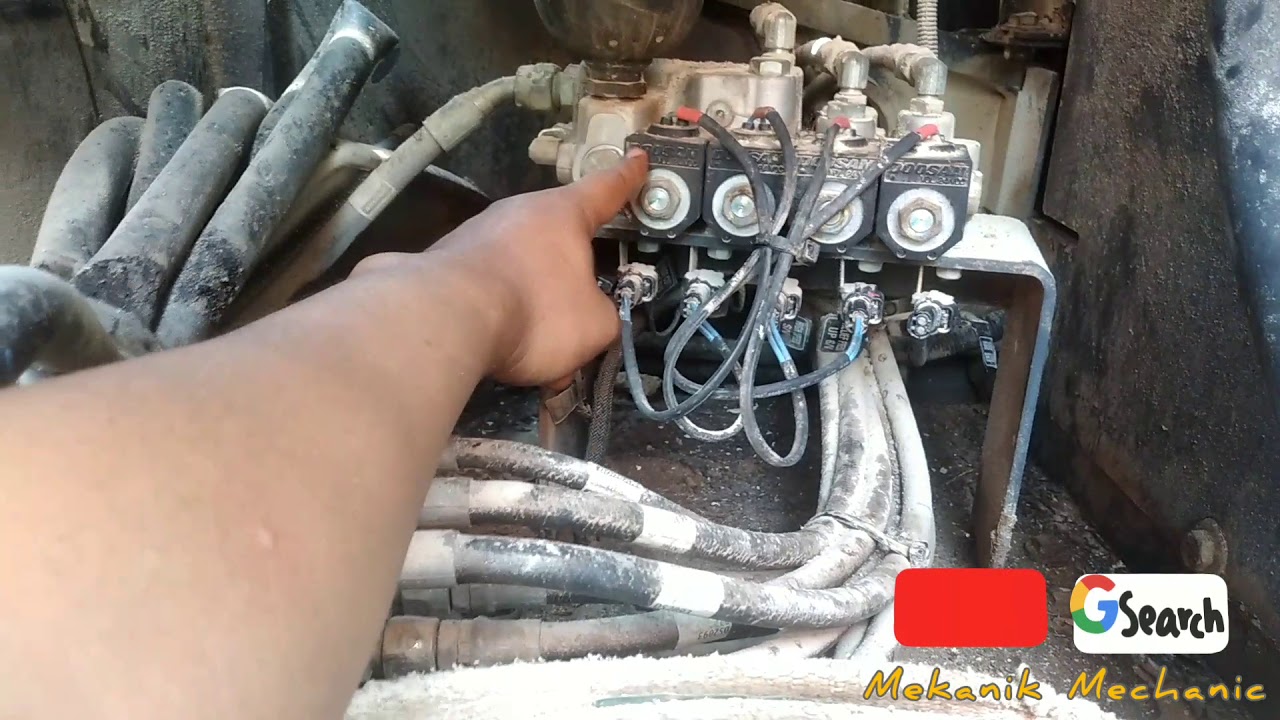 Solenoid ( Coil 24 Volt ) Alat berat Excavator Doosan DX225Lca