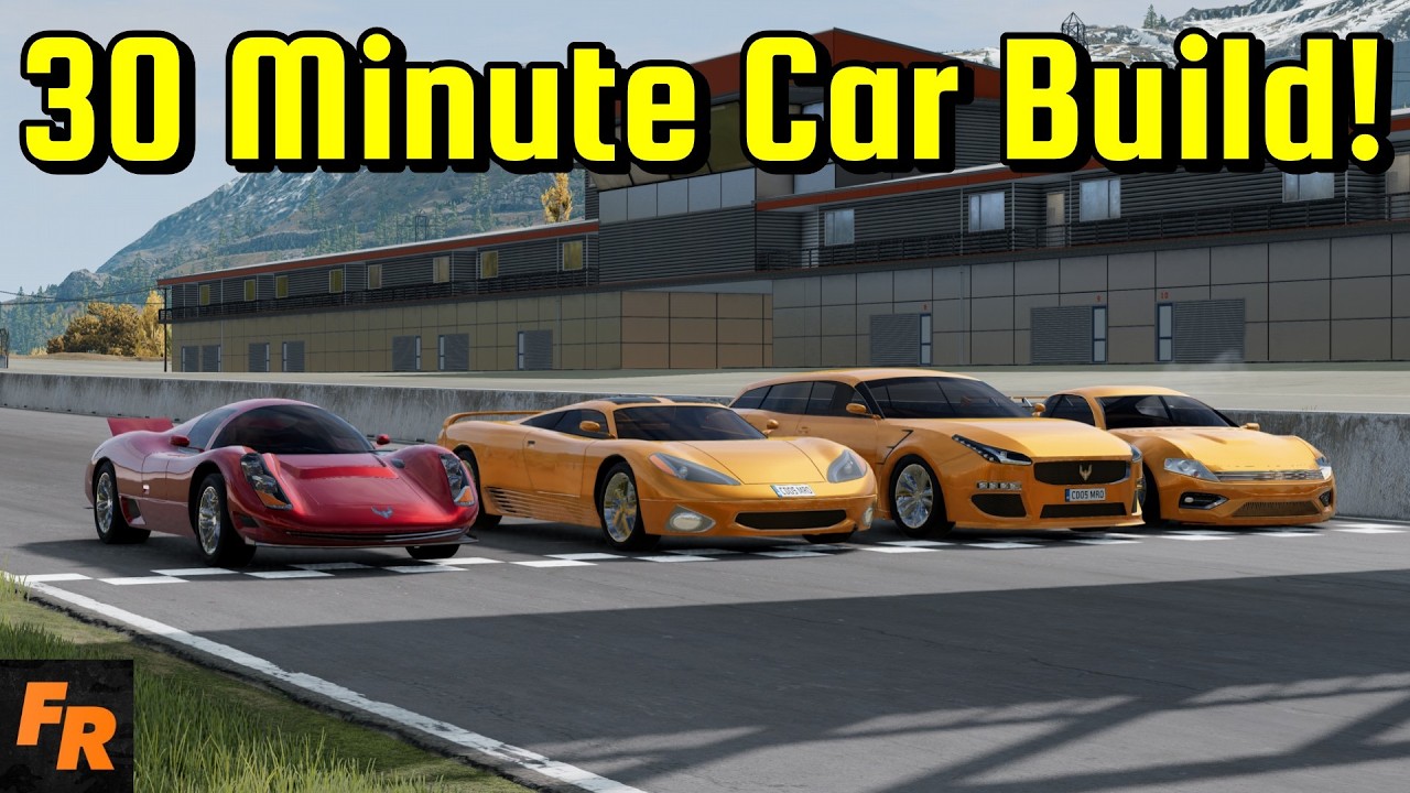 30 Minute Car Build - The FRGT Championship - Automation/BeamNG Drive