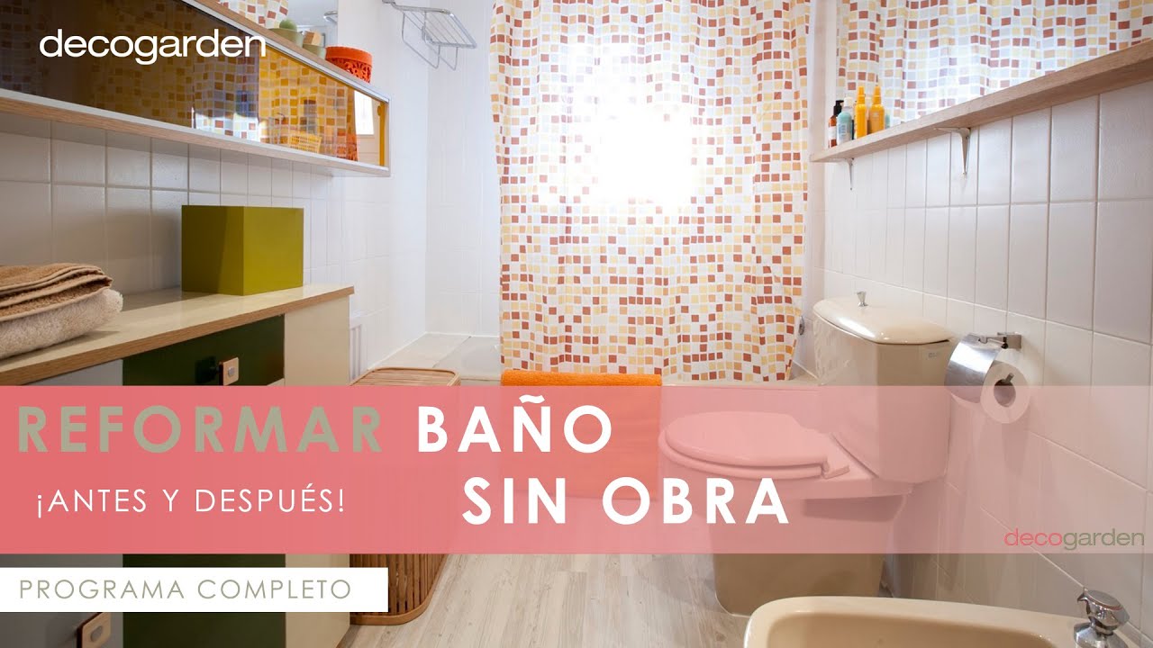 Reformar el BAÑO SIN OBRA, ¡ANTES Y DESPUÉS! 😍 🚽🛁 Decogarden