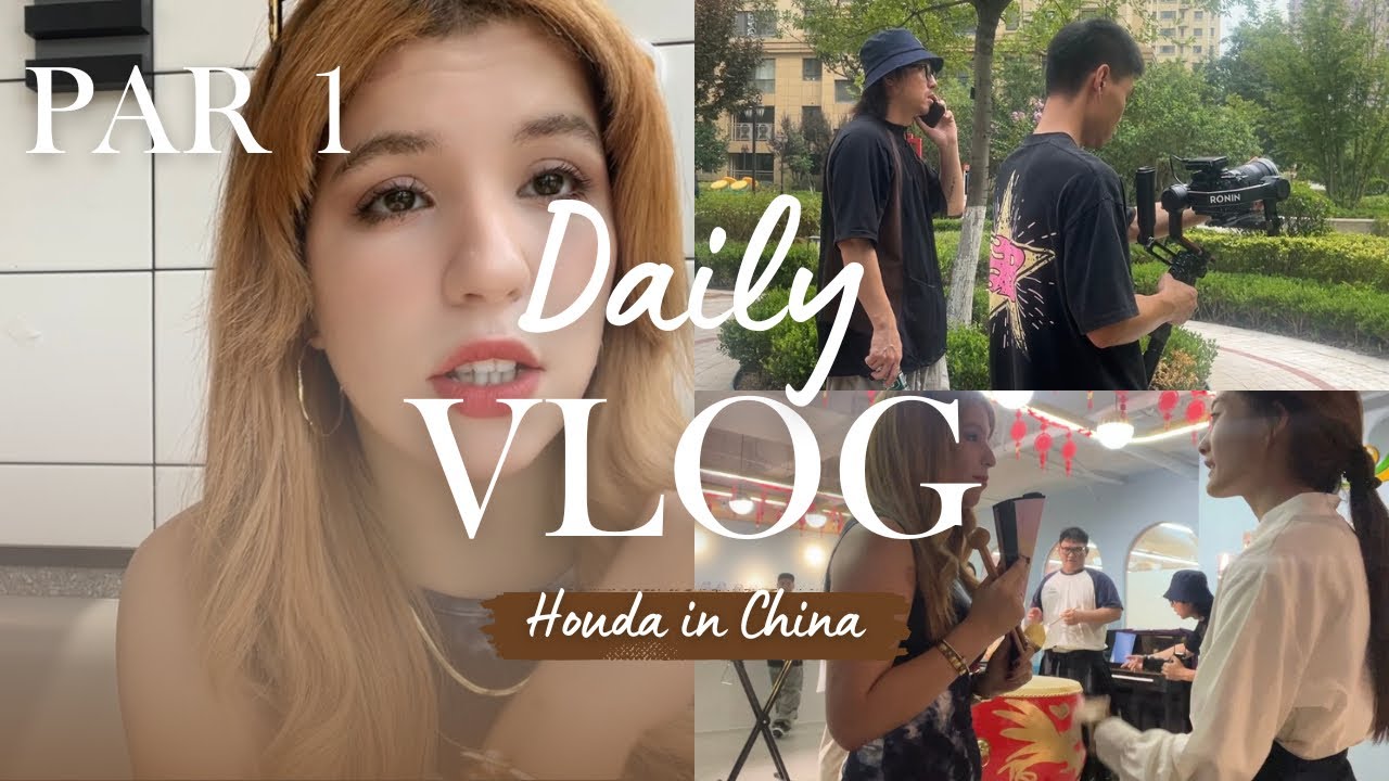 💄 Day With Me in China | مكياجي الصباحي + التحضير لتصوير إعلان 🇨🇳✨