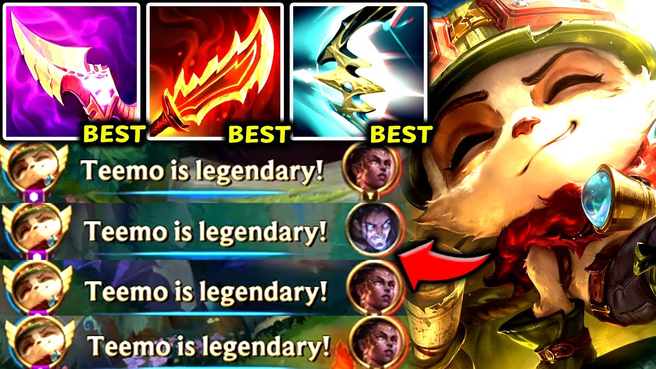 TEEMO TOP #1 BEST ON-HIT BUILD TO 1V9 EVERYONE (VERY STRONG) - 2025 Teemo TOP Gameplay Guide