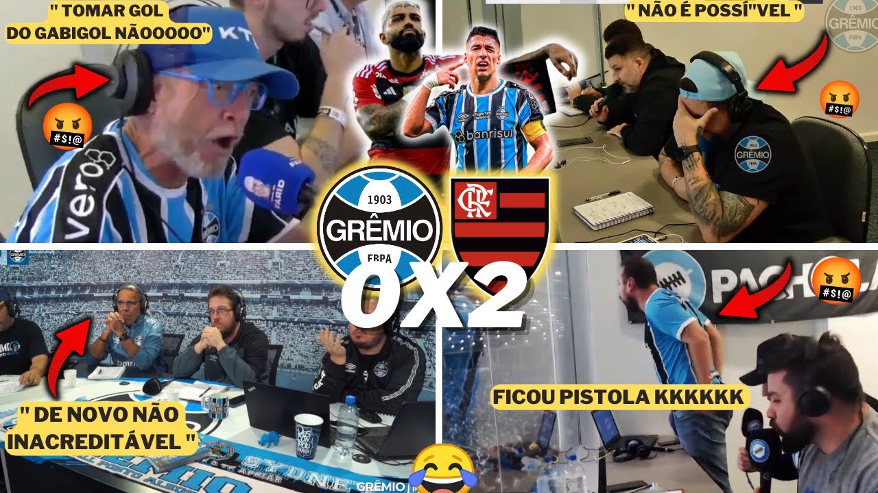 REAÇÕES GRÊMISTAS E CHORO AO VIVO - GRÊMIO 0X2 FLAMENGO - COPA DO BRASIL 2023 - VAMOS RIR KKKKK