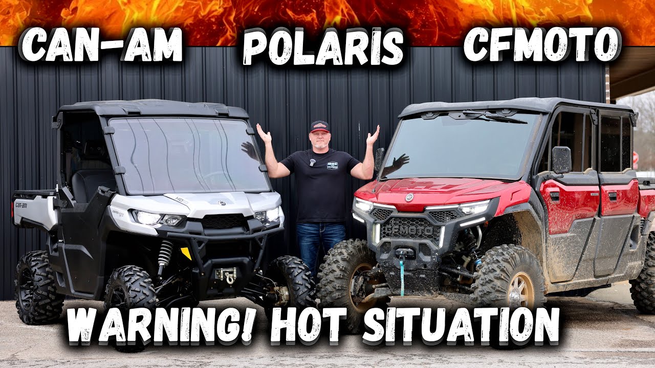 CFMOTO Do We Have A Problem? CFMOTO vs Canam & Polaris Heat Test & Fire Risk