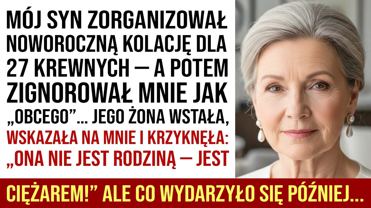 Mój Syn Gościł 27 Krewnych Na Nowy Rok — Mnie Potraktował Jak „obcą”. Uśmiechnęłam Się. A Potem...