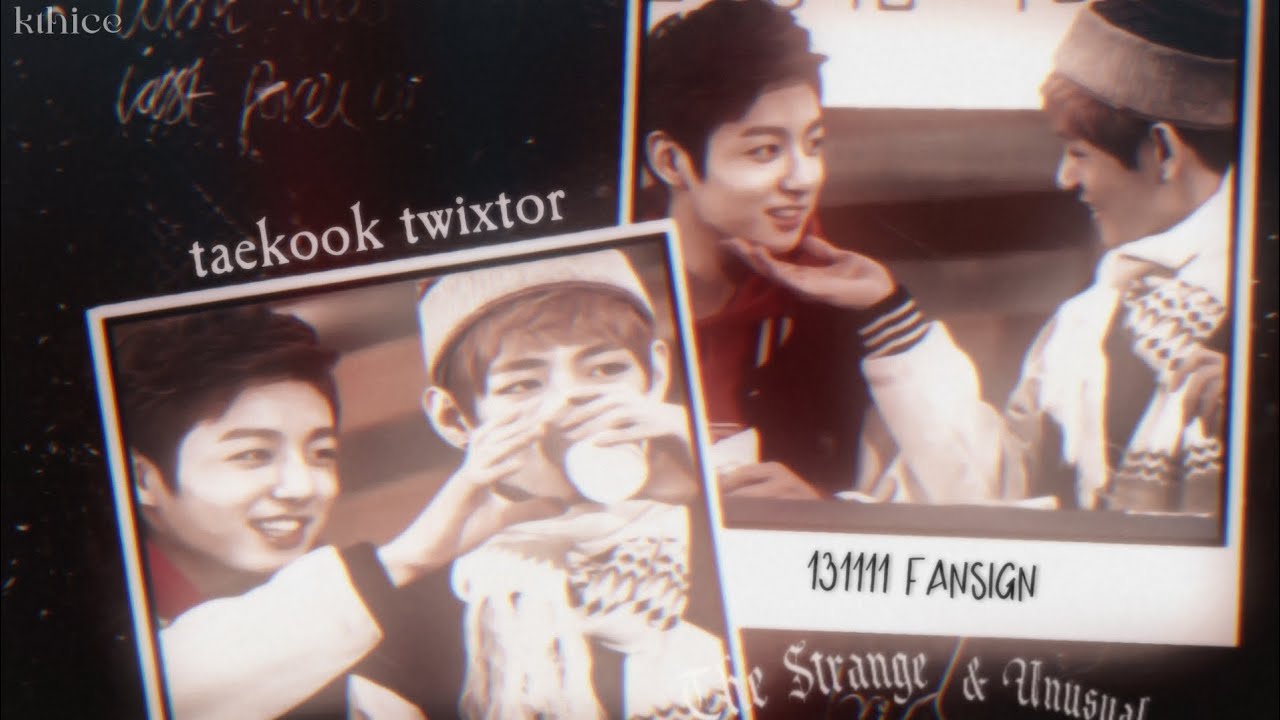 Taekook 『 Cute 』 4K Twixtor clips • For editing