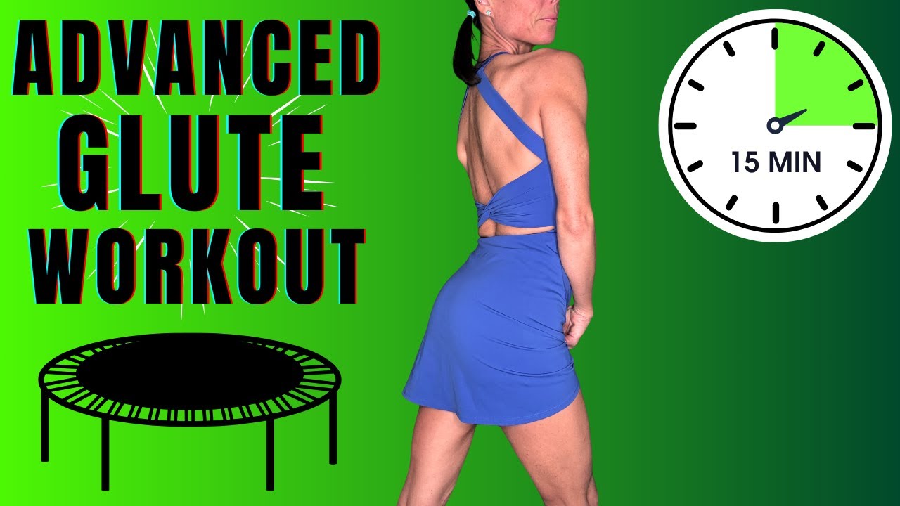 15-Min Advanced Rebounder Glute Workout | Buns of Steel | Low-Impact Leg & Booty Burn