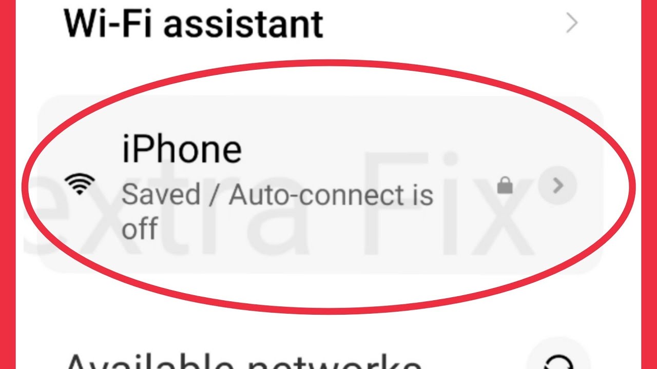 How To Fix Saved/ Auto connect is off Problem Solve in Wi-Fi
