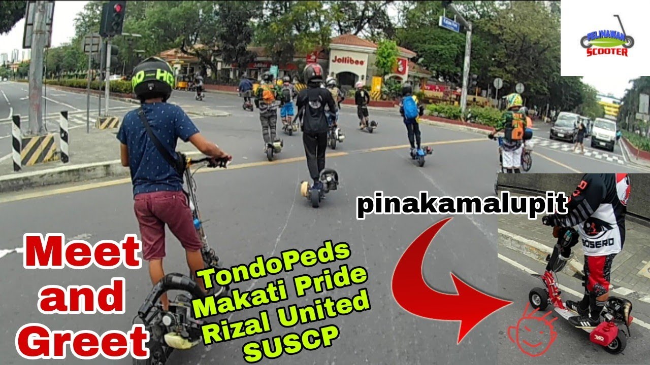 Meet and Greet: TondoPeds,Makati Pride, Rizal United and SUSCP / GoPed,Chinaped,UberScoot- FELINAWAN