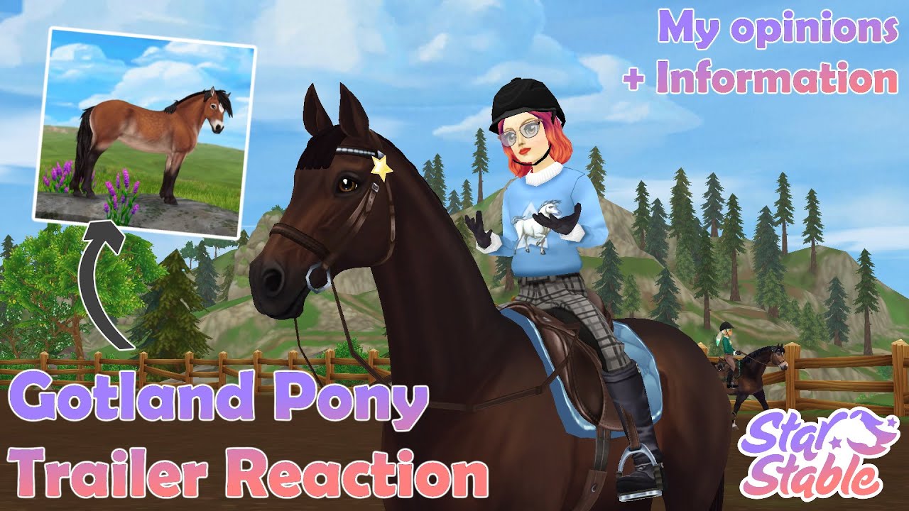 😍 Gotland Pony TRAILER REACTION 🐴 | Star Stable Online