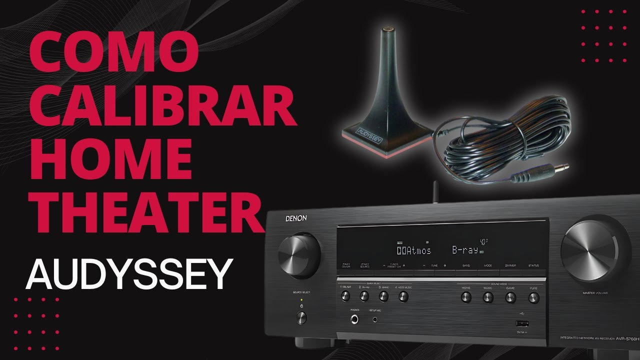 Como Calibrar Home Theater Usando Microfone Audyssey e Fazer o Sub Funcionar - Denon AVR-S760H