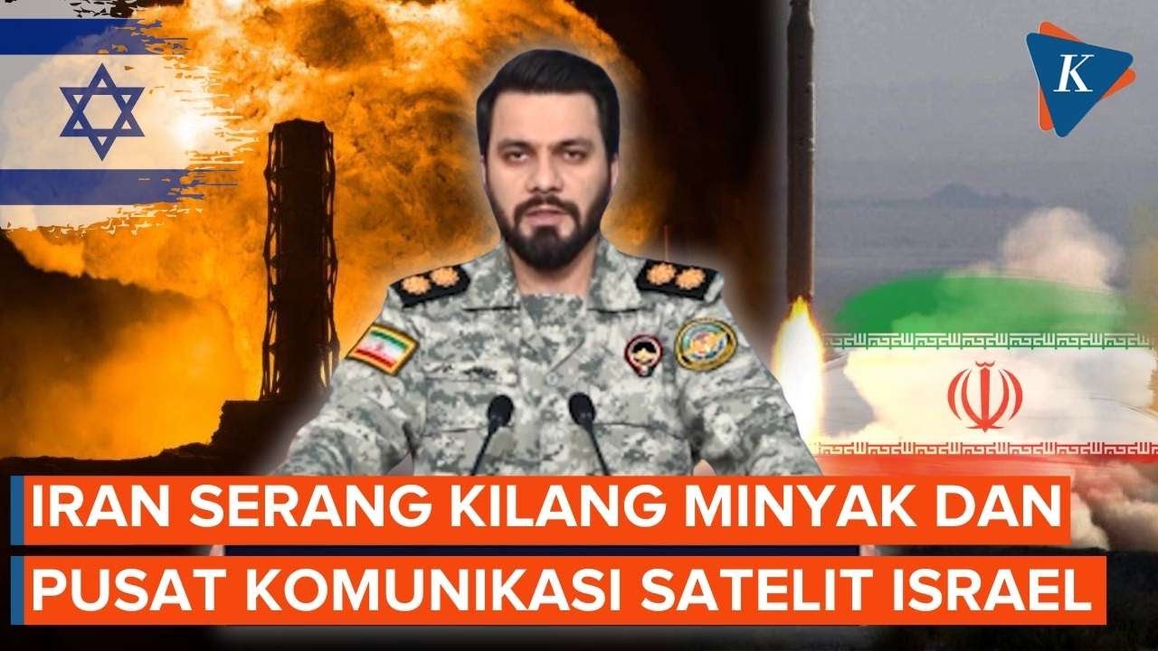 Iran Gempur Kilang Minyak Haifa, Pusat Komunikasi Satelit IDF Dihancurkan
