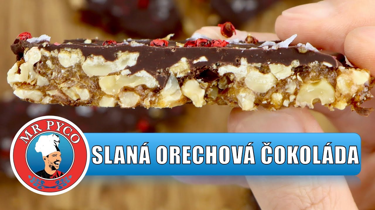 slaná orechová čokoláda 🍫 SALTED WALNUT CHOCOLATE 👨‍🍳 Martin PYCO Rausch