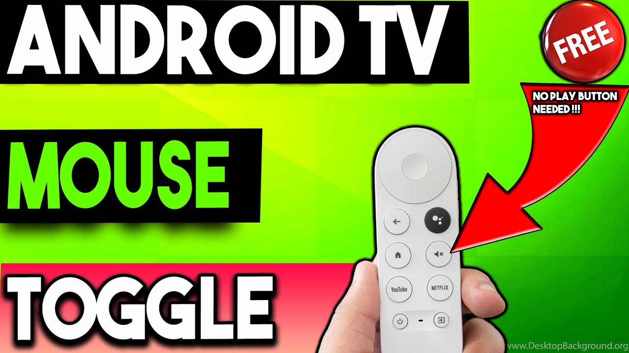 🔴ANDROID TV MOUSE TOGGLE (NO PLAY BUTTON NEEDED !)