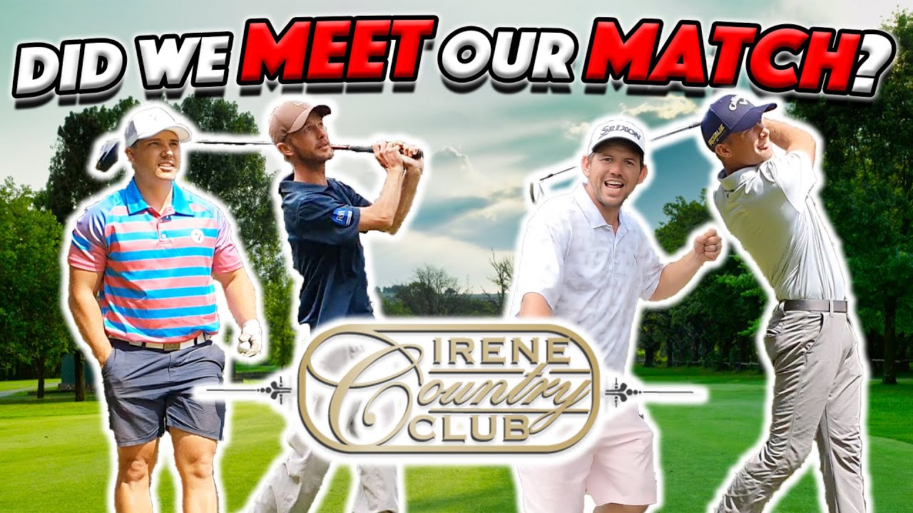 Eagle On The First Hole?! 2vs2 Scramble Golf Match At Irene Country Club