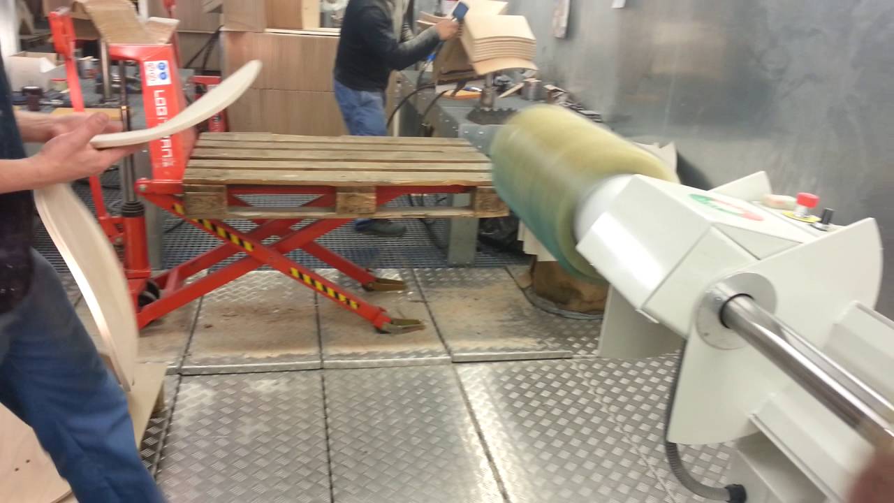 Sanding of chairs - using Flex Trim