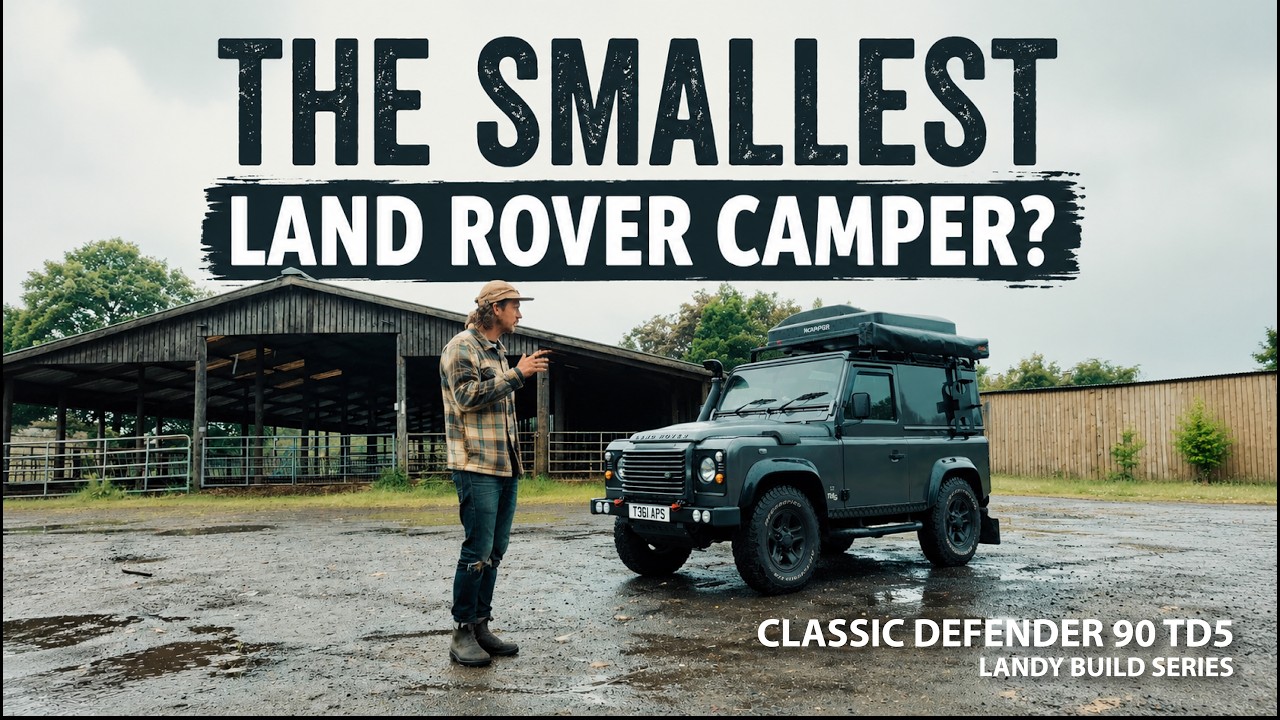 САМЫЙ МАЛЕНЬКИЙ КЕМПЕР LAND ROVER? | КЛАССИЧЕСКИЙ DEFENDER 90 TD5 | THE PLY GUYS