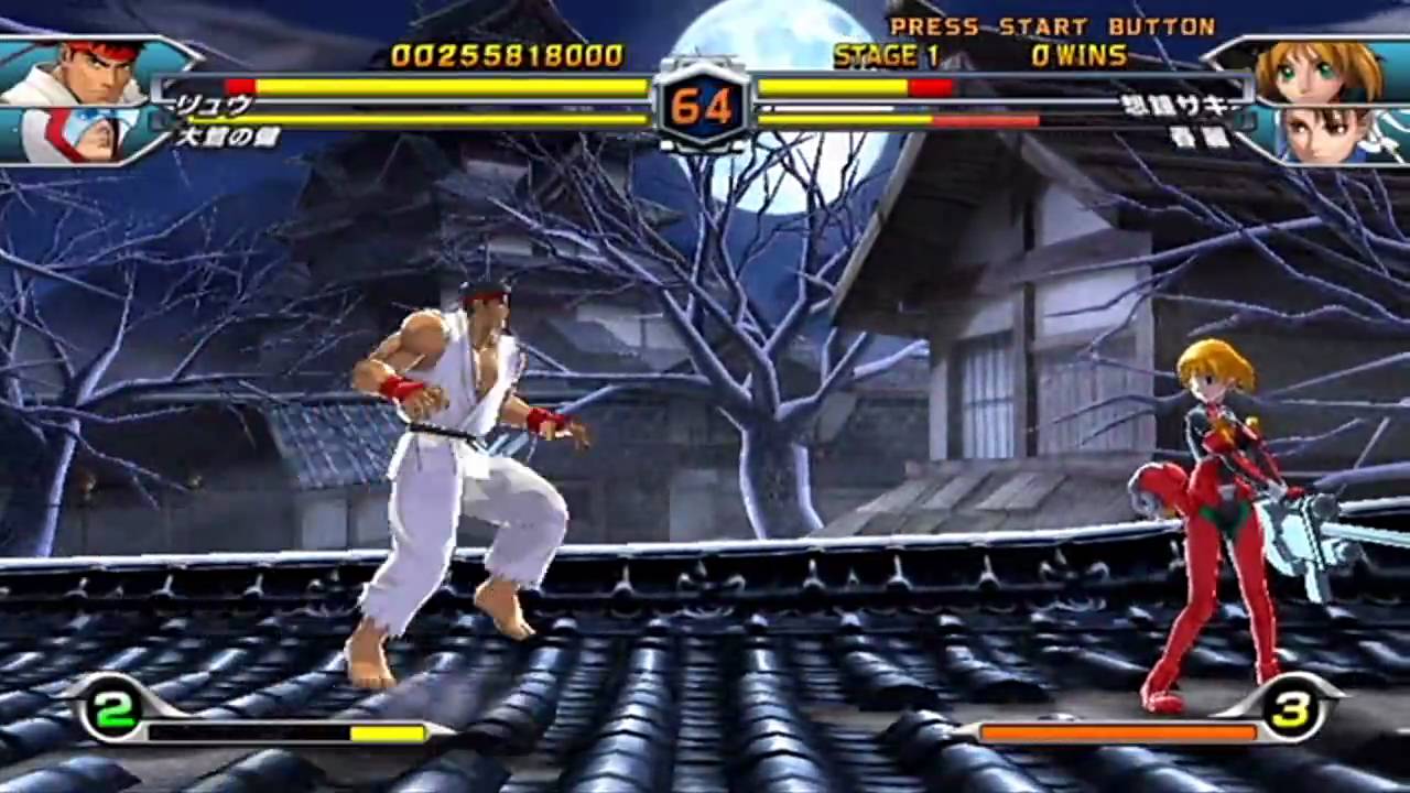 Tatsunoko vs. Capcom - Gameplay Footage (Part 1 of 3)