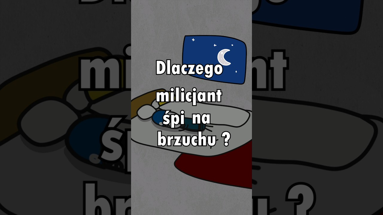 Spanie na brzuchu - Milicja