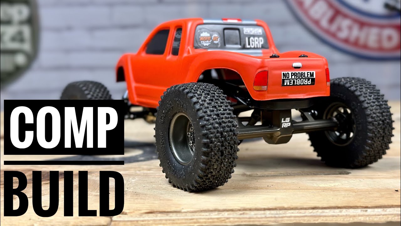 SCX24 Comp Build - Mofo RC LCG Chassis, LGRP Super 8 Axles Installation, & More!