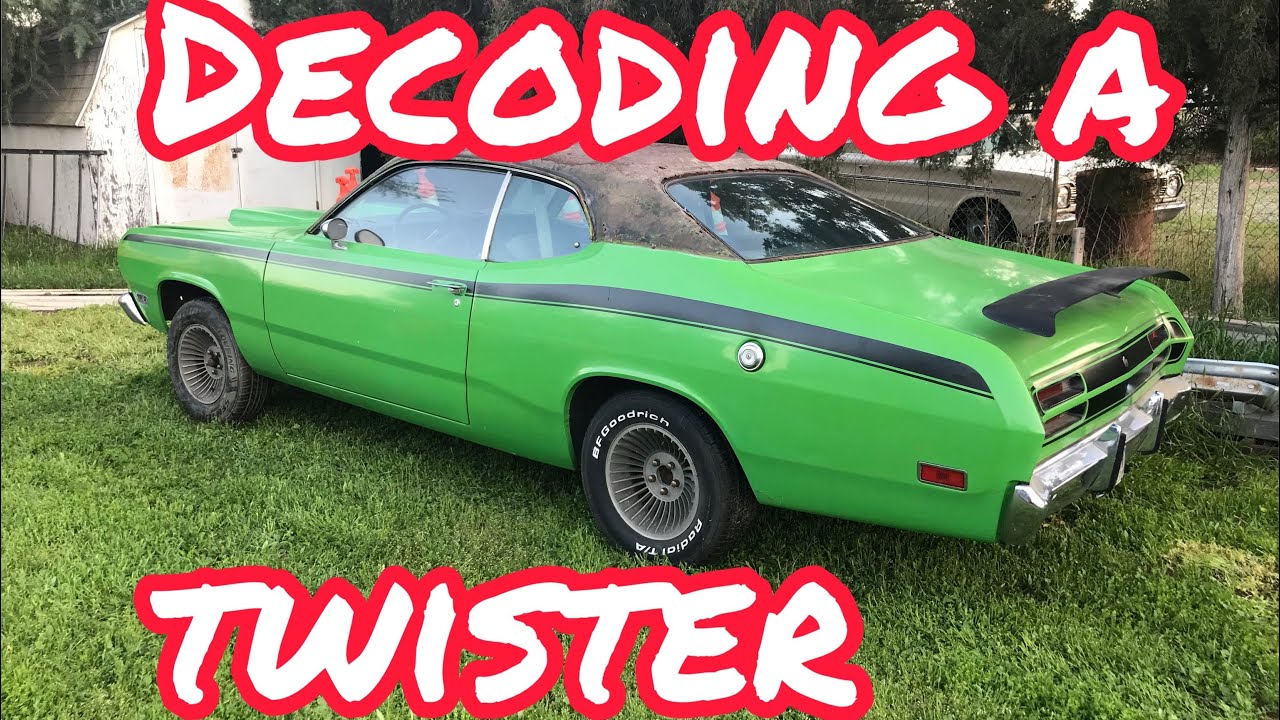 Decoding a 1971 Plymouth Duster Twister