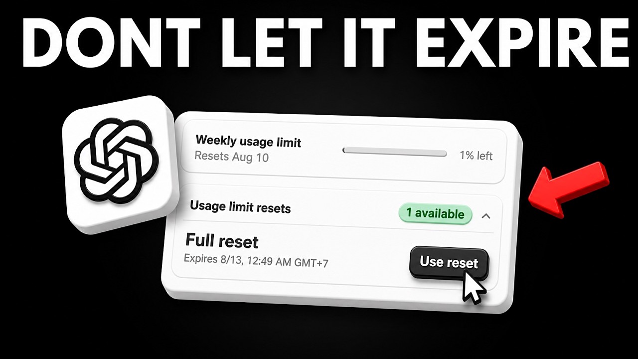 How to RESET Your ChatGPT Weekly Usage Limit Without Paying