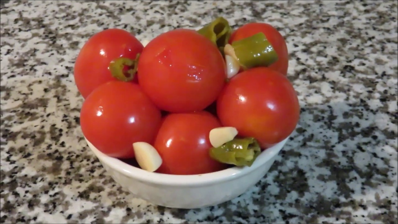 Quick Pickled Tomatoes