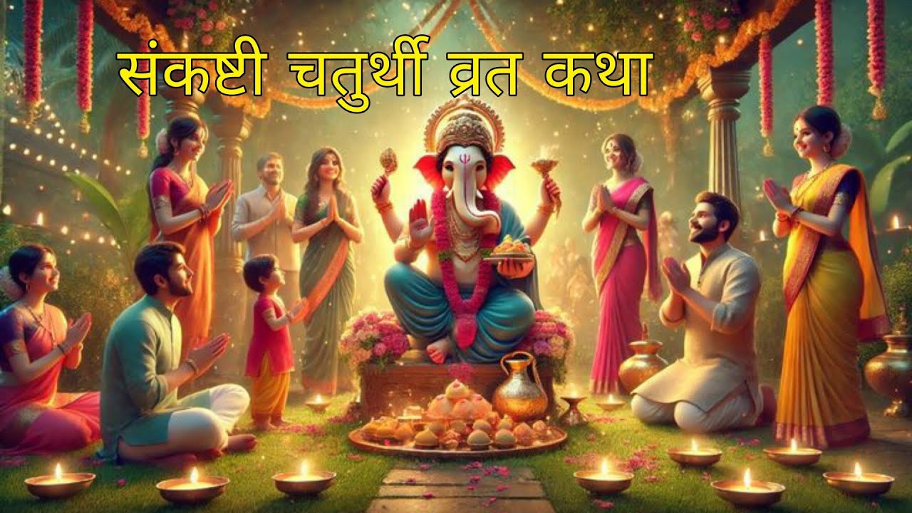 संकष्टी चतुर्थी व्रत कथा | Sankashti Chaturthi Vrat Katha | संकष्टीचतुर्थी की कहानी ।