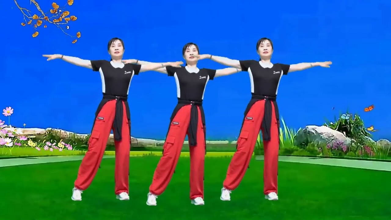动感时尚广场舞《情太傻》步子舞