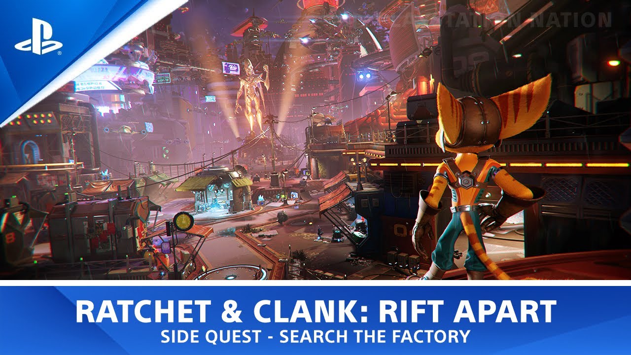 Ratchet & Clank: Rift Apart - Side Quest - Search the Factory