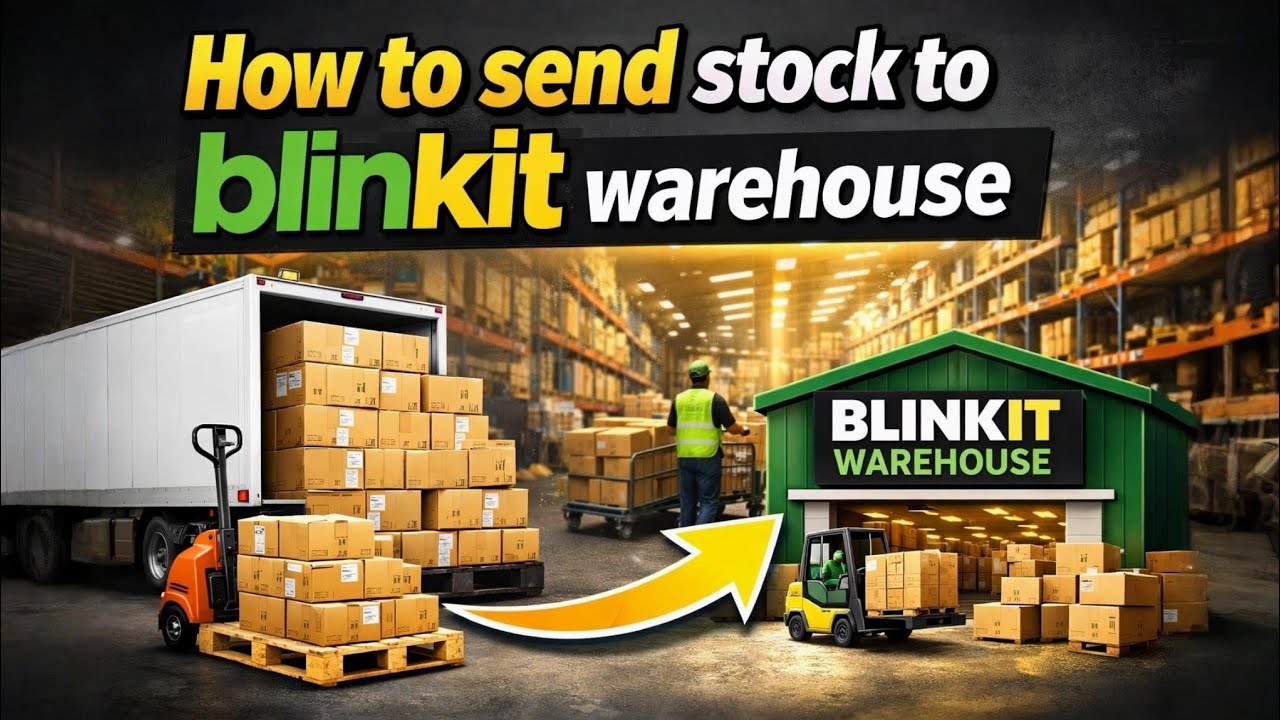 How to send stock to blinkit warehouse | Blinkit RO generate kaise kare