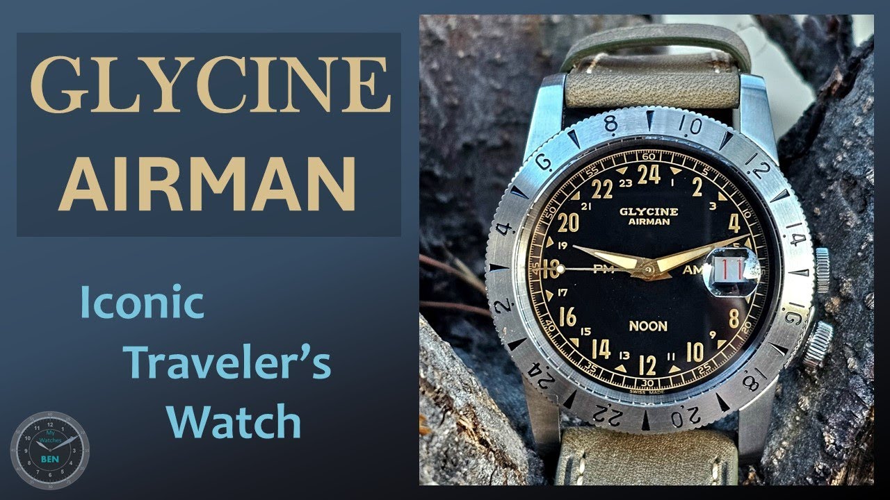 Легендарные пилотские часы: Glycine Airman GL0377