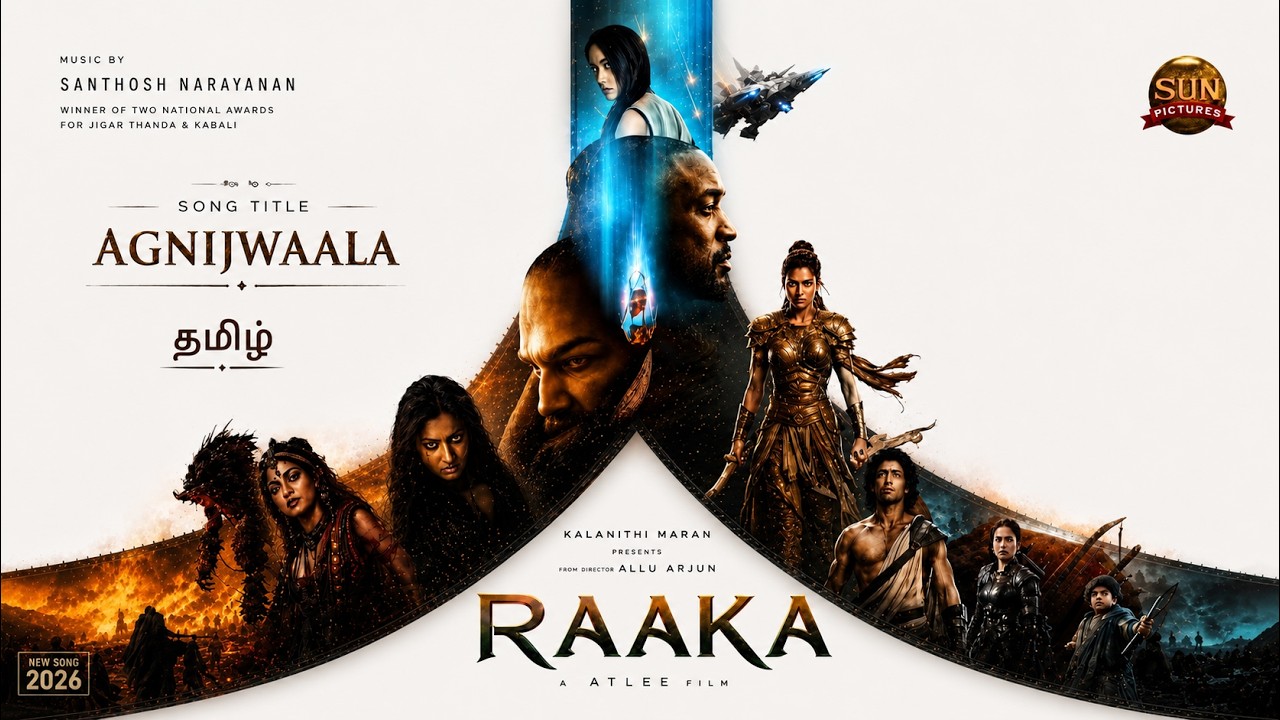 Raaka #FirstSingle 🔥 | Agnijwaala &ndash; Flame of Fire | Allu Arjun | New Tamil Song 2026 | Milky Music