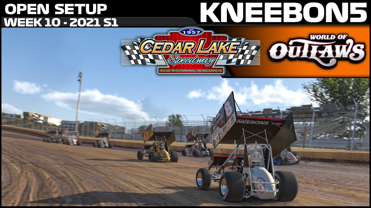 World of Outlaws - Cedar Lake Speedway - iRacing Dirt