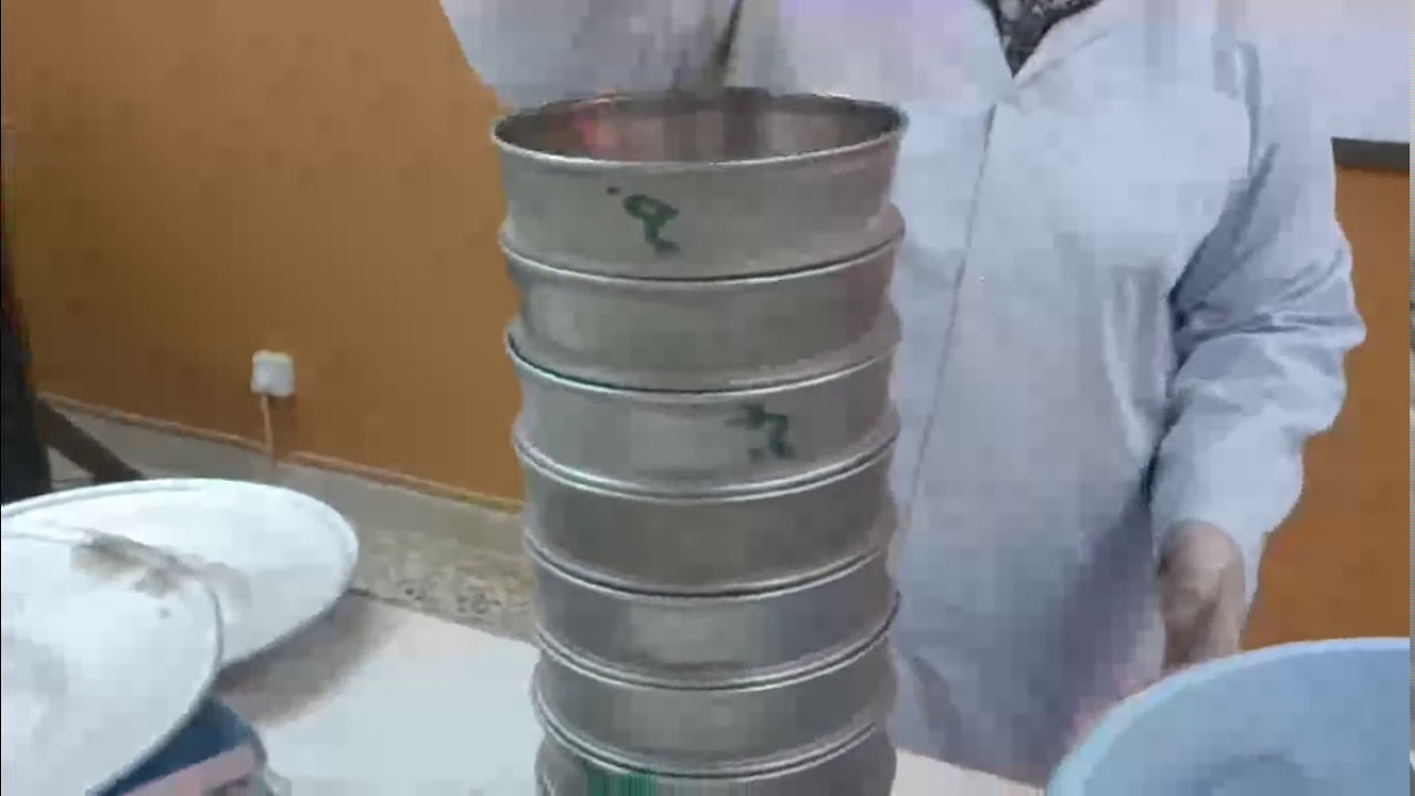 التحليل المنخلي للركام